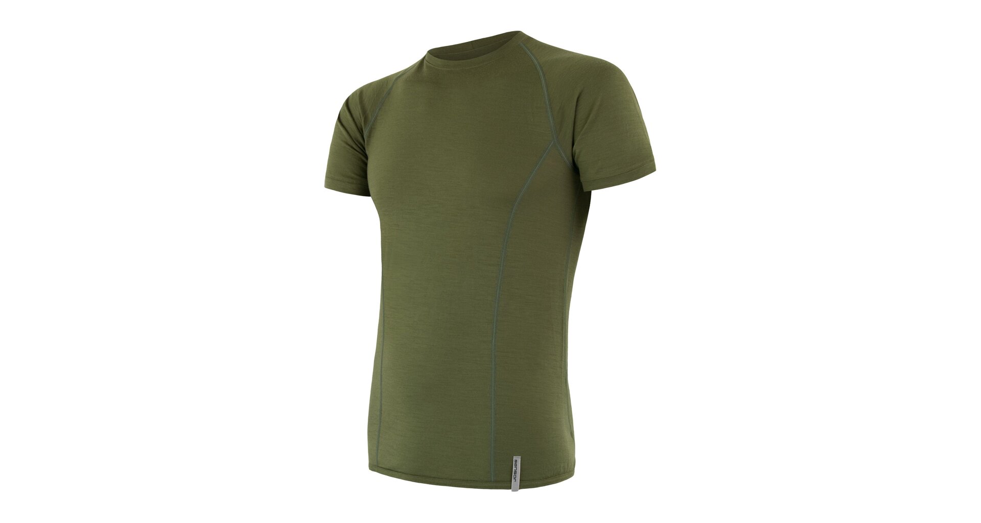 SENSOR MERINO ACTIVE pánské triko kr.rukáv safari green Velikost: M