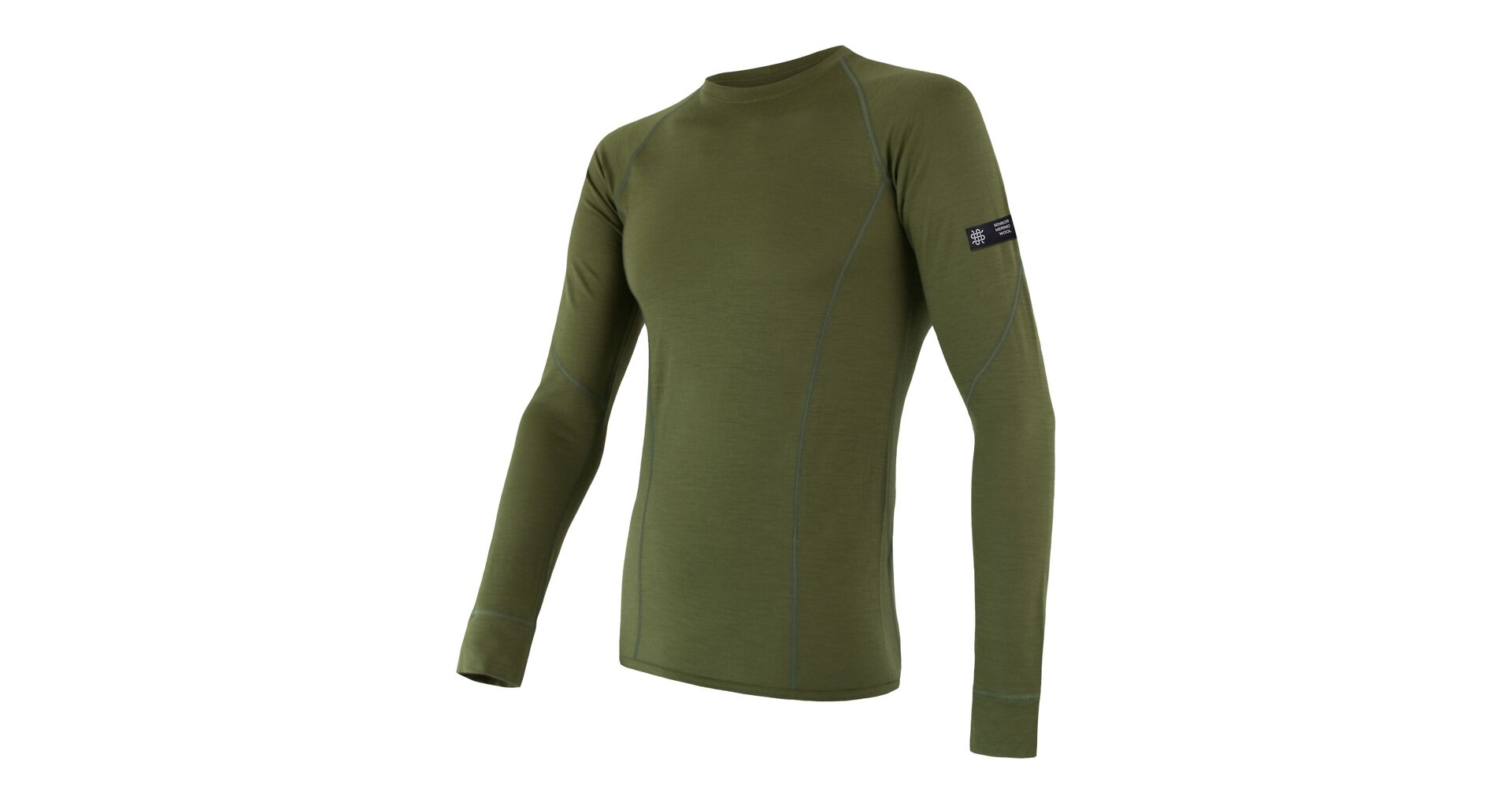 SENSOR MERINO ACTIVE pánské triko dl.rukáv safari green Velikost: L