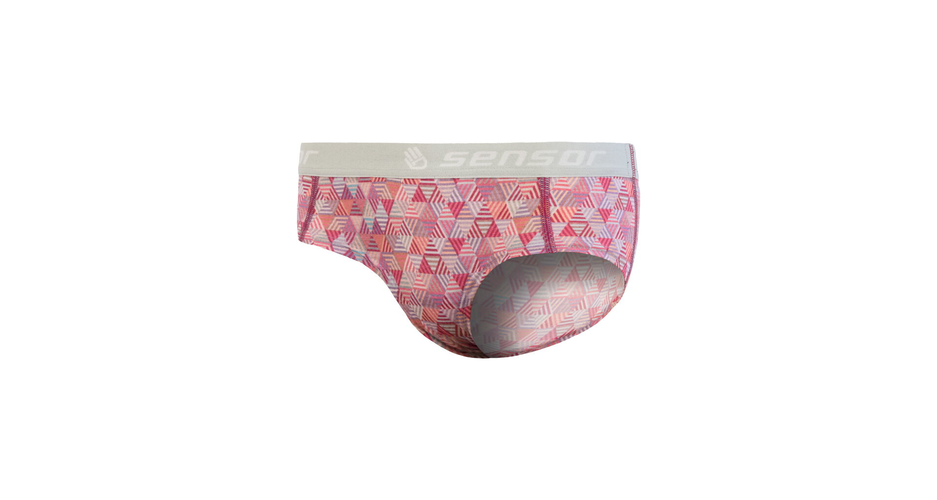 SENSOR MERINO IMPRESS dámské kalhotky lilla/pattern Velikost: XL