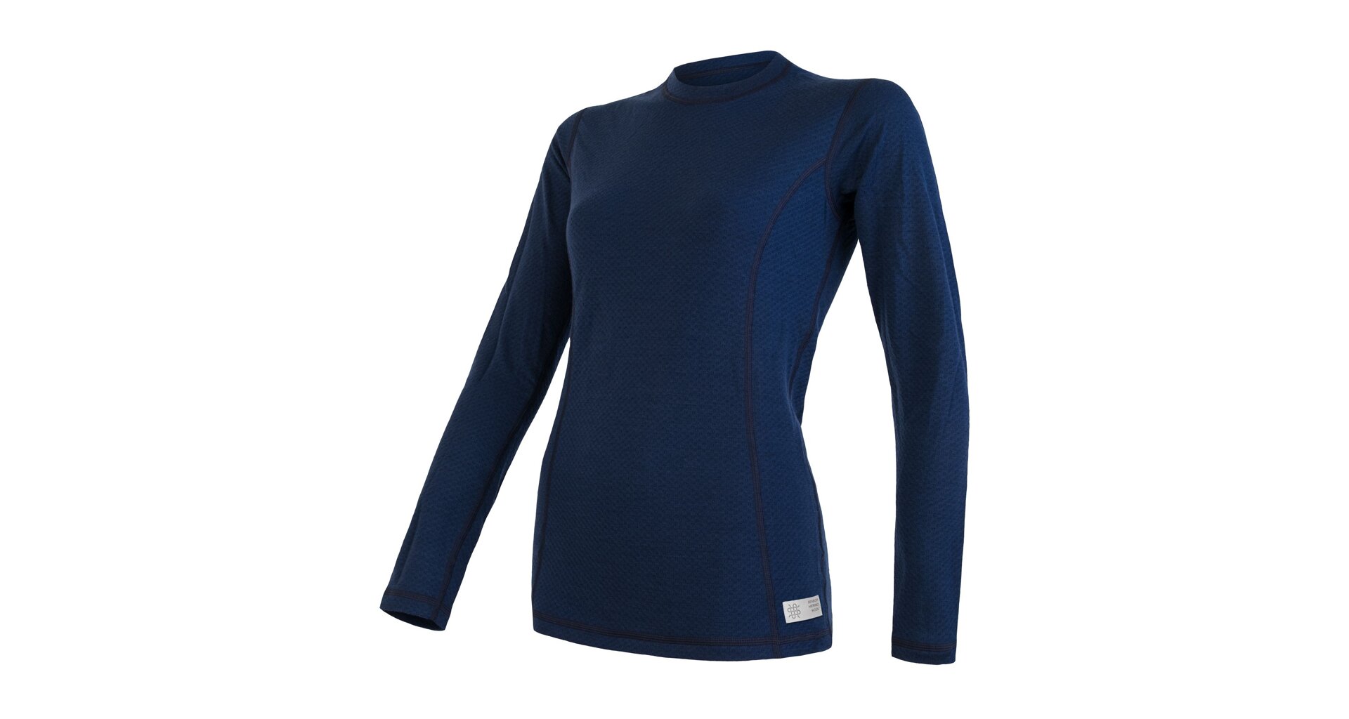 SENSOR MERINO DF dámské triko dl.rukáv deep blue Velikost: XL