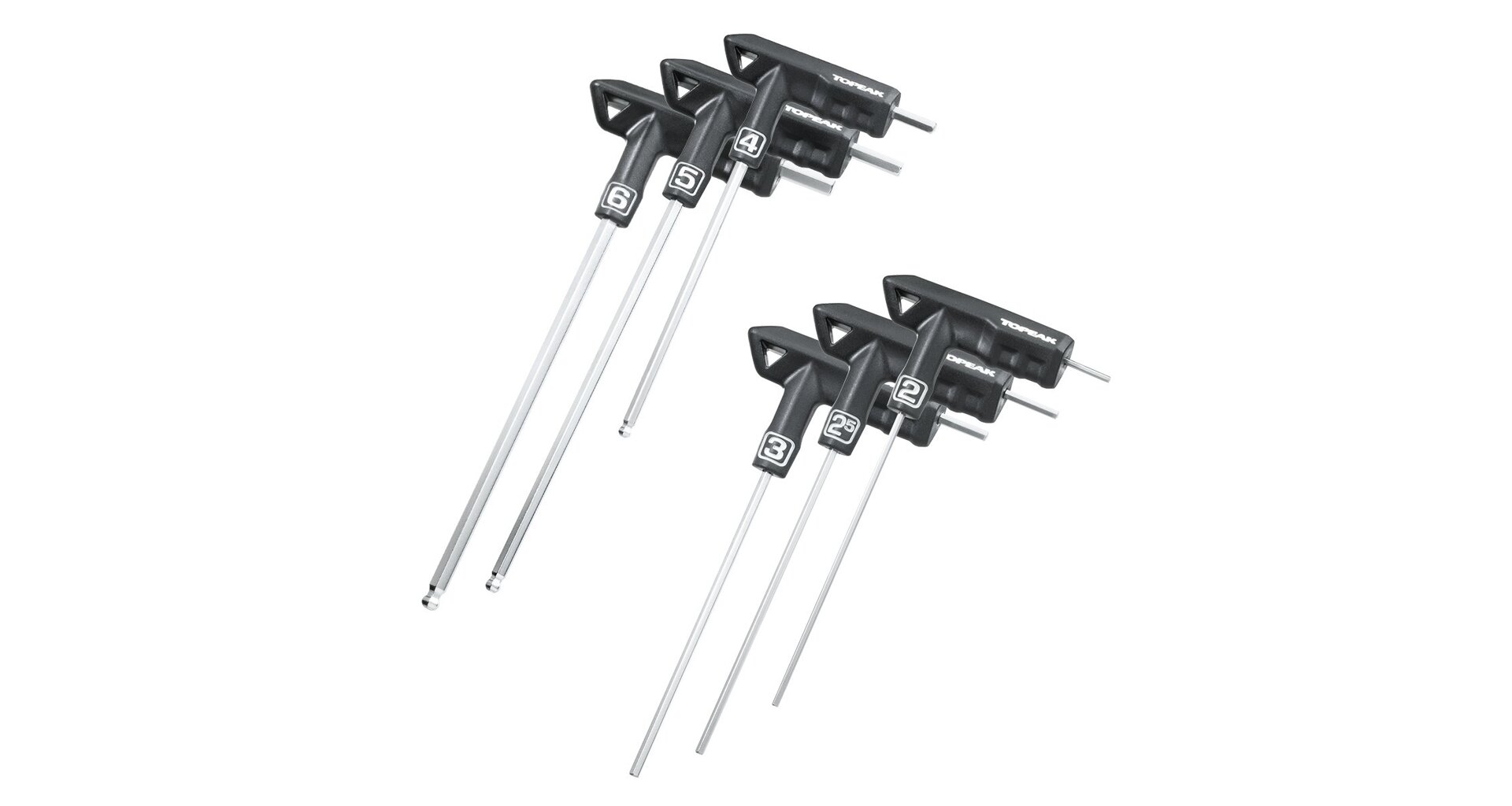 TOPEAK nářadí T-HANDLE DUOHEX WRENCH SET 6