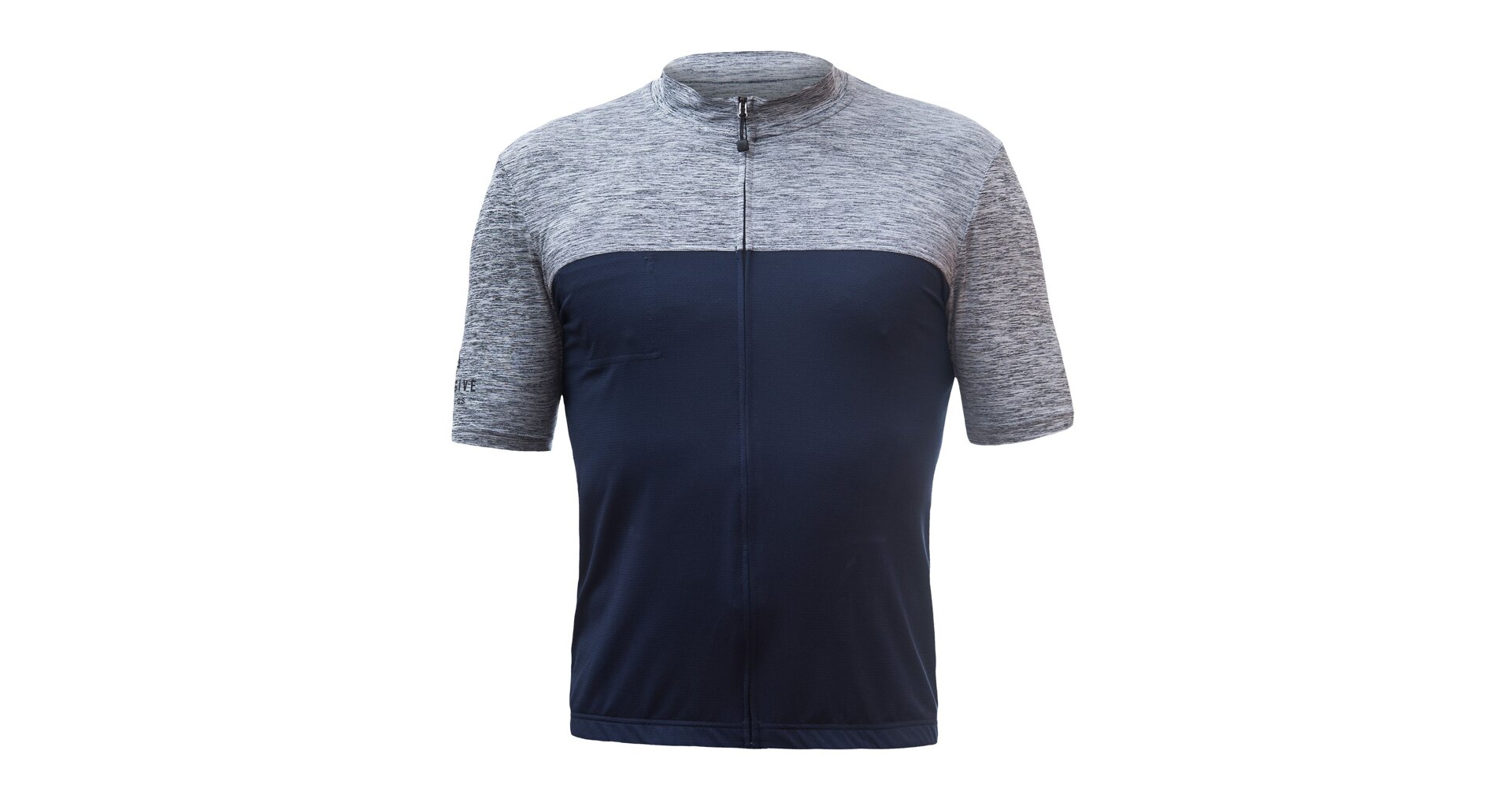 SENSOR CYKLO MOTION pánský dres kr.rukáv celozip deep blue/šedá Velikost: XXL