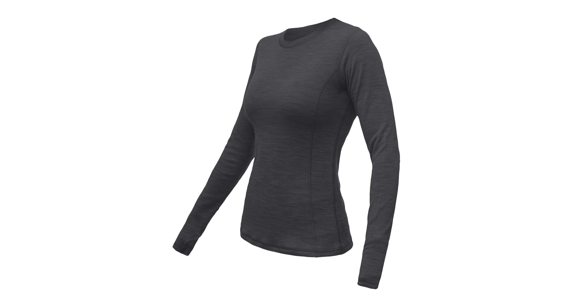 SENSOR MERINO BOLD dámské triko dl.rukáv anthracite gray Velikost: L