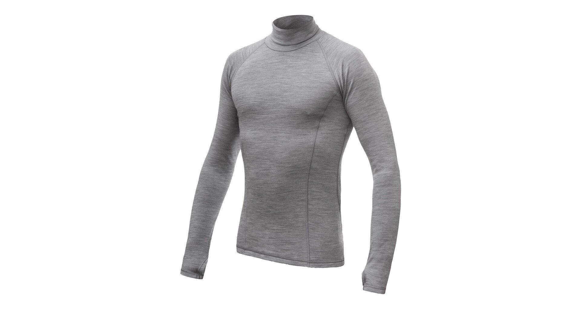 SENSOR MERINO BOLD pánské triko dl.rukáv roll neck cool gray Velikost: XL
