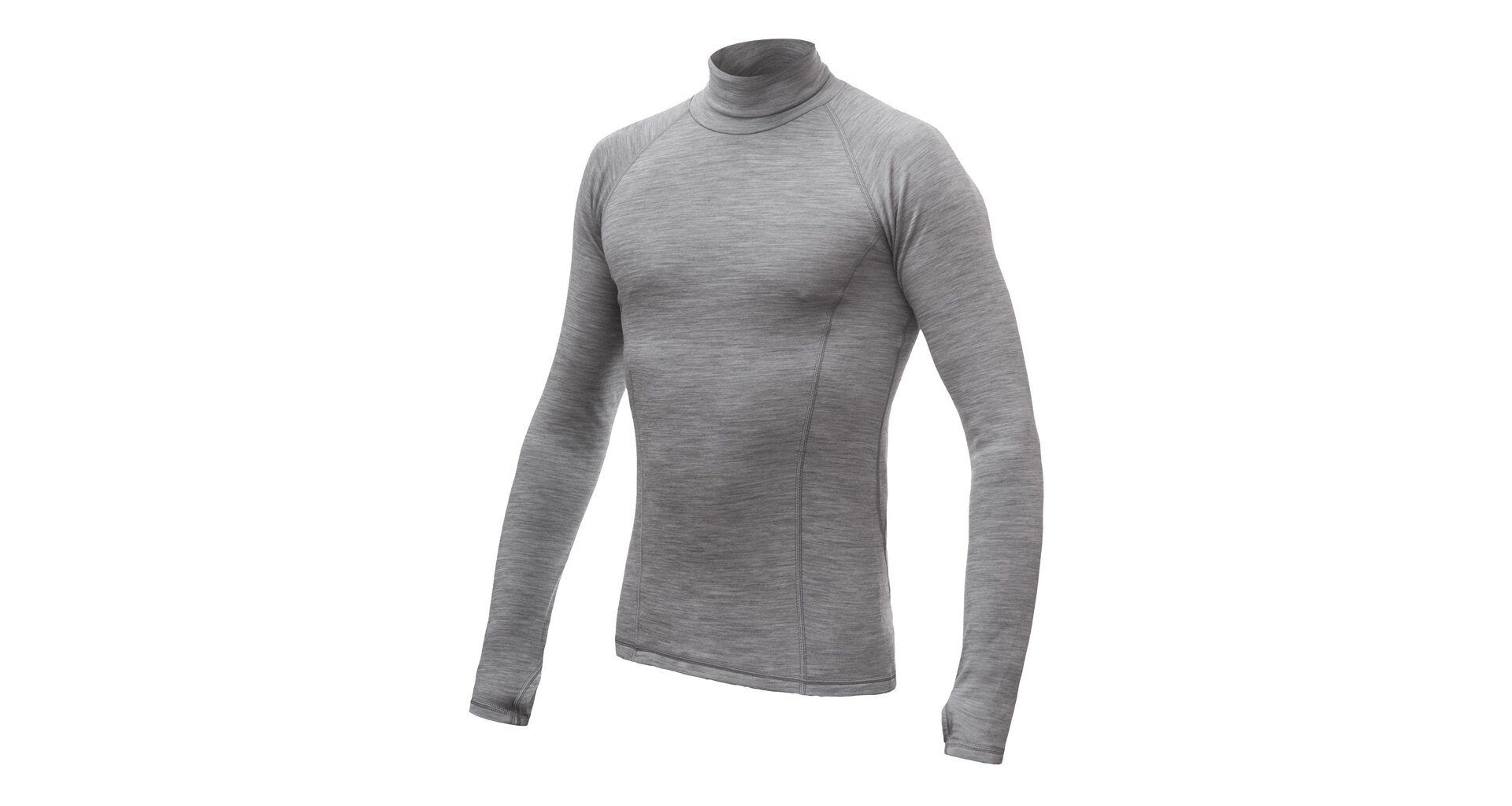 SENSOR MERINO BOLD pánské triko dl.rukáv roll neck cool gray Velikost: L