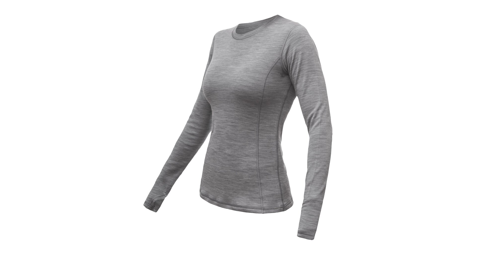 SENSOR MERINO BOLD dámské triko dl.rukáv cool gray Velikost: XL