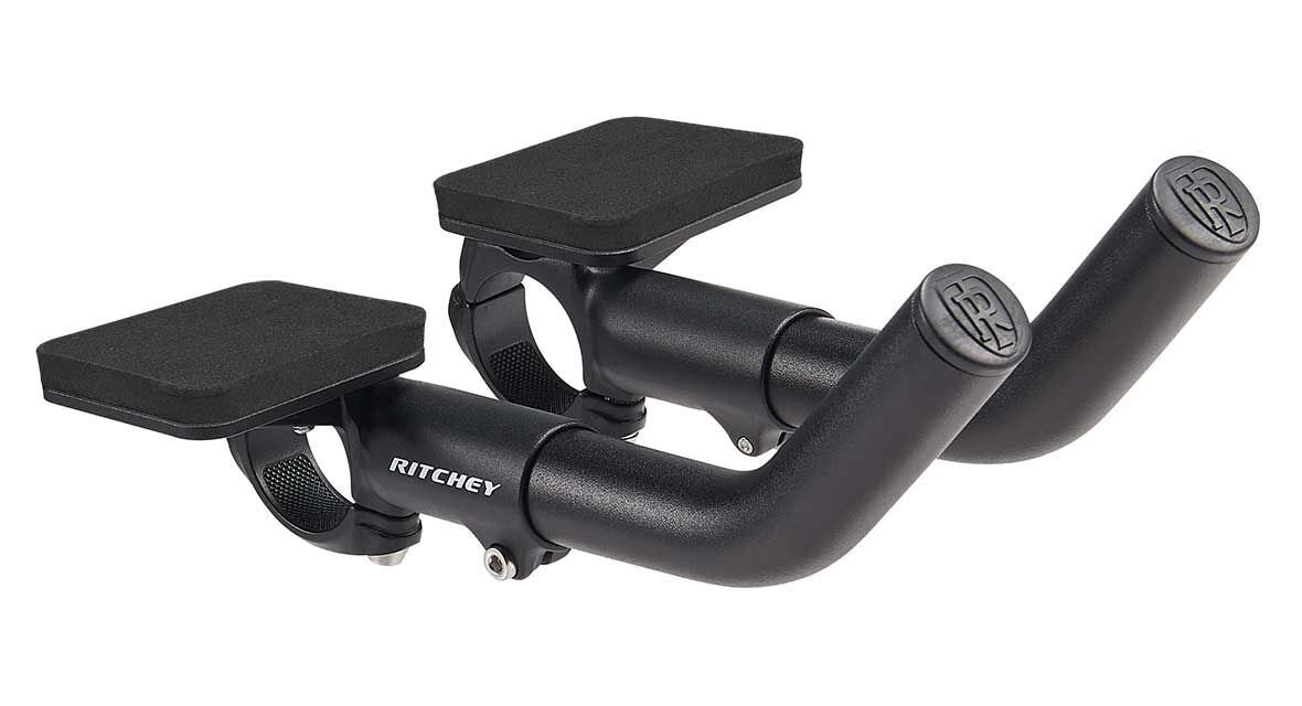 RITCHEY triatlonové nástavce na řidítka Mini Sliver Clip-On Set BB Black