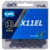řetěz KMC X11 EL stříbrný 118čl. BOX