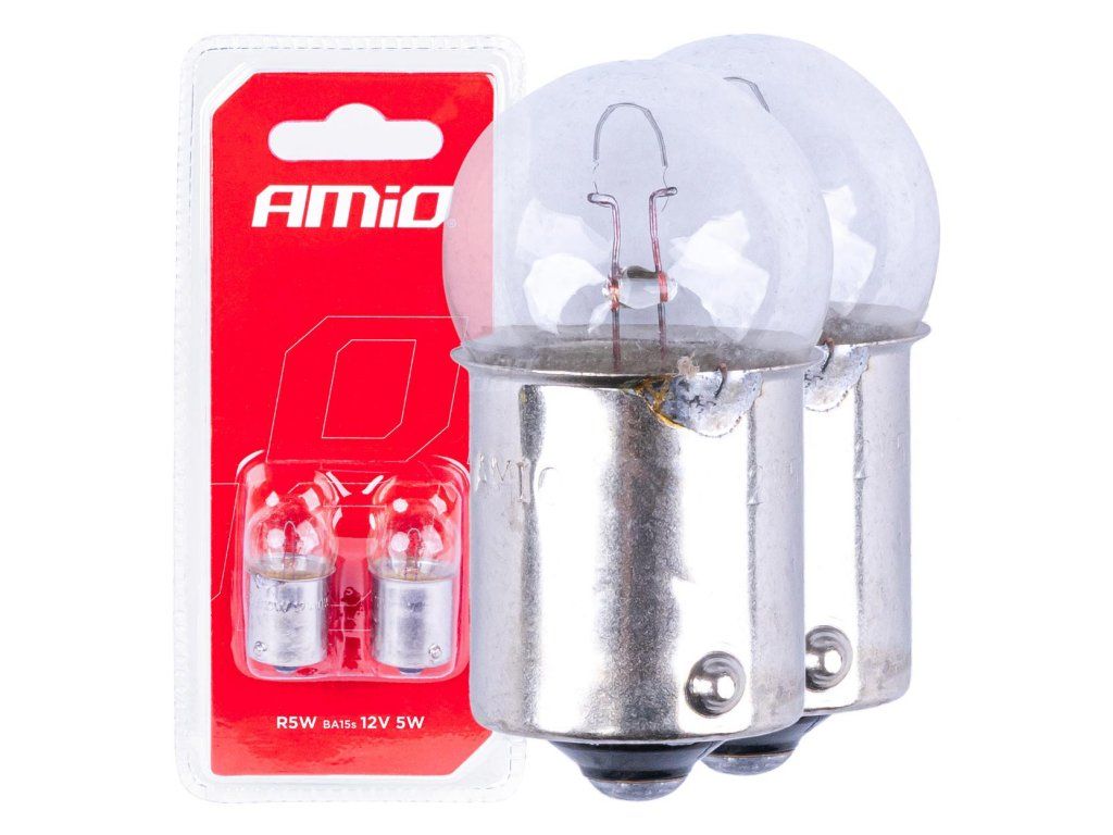 Halogenové žárovky R5W BA15s 12V 2ks blister