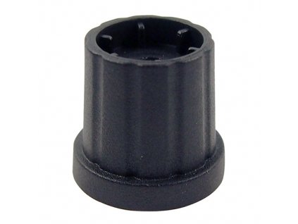 Cliff K21 knoflík s límcem 6mm D černý