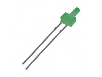 LED dioda 2mm zelená, Lucky Light LL-204PGD1F-G5-2B