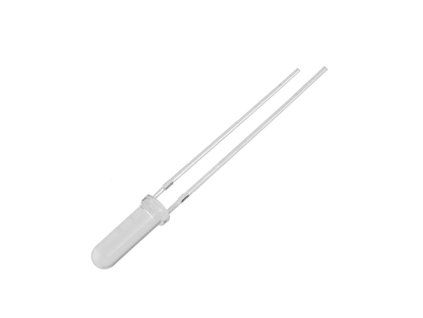 LED dioda 3mm bílá studená, OptoSupply OSW5DK6CF2A