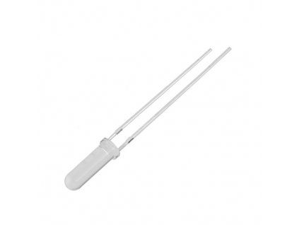 LED dioda 3mm bílá teplá, OptoSupply OSM5DK6CF2A