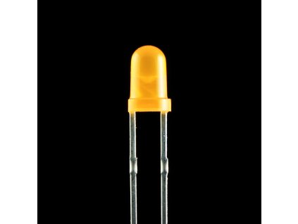 3mm led oranzova