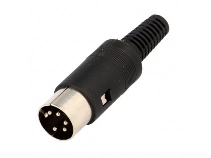 Konektor DIN 5pin 240° vidlice kabel
