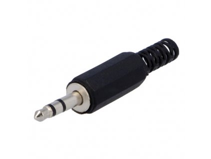 Konektor JACK 3,5mm vidlice stereo plast