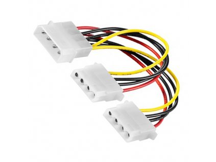 Kabel napájecí HDD 5,25 Molex - 2x 5,25 Molex