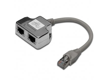 Modulární RJ45 distributor 2 porty 10/100Base T