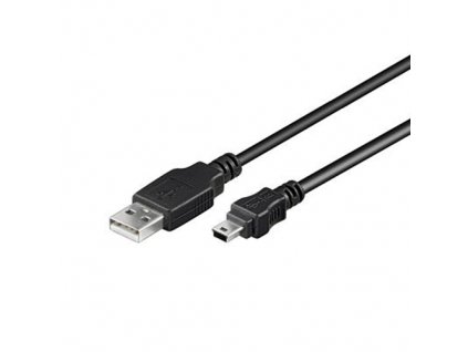 Kabel USB 2.0 - miniUSB A-B 0.5m