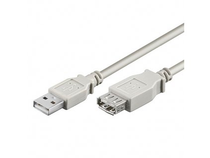 Kabel USB 2.0 prodlužovací A-A 2m