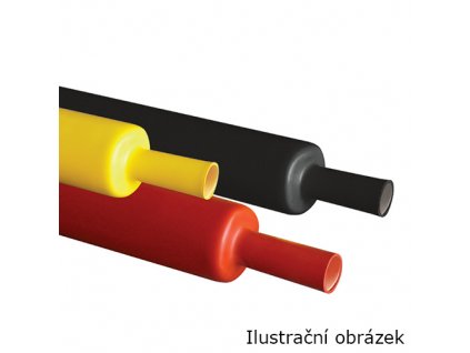 CB-DWT(4X) 4.0 smršťovací bužírka s lepidlem černá