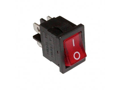 SW101A-RED kolébkový spínač