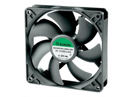 Ventilátor 12VDC 120x120x25mm EEC0251B3