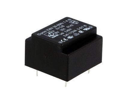Hahn BV 201 0142 transformátor 0,35VA 230V//6V+6V