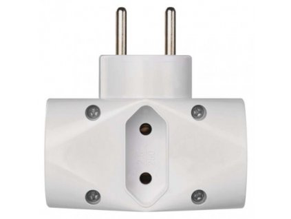 Emos P0023N rozbočovací zásuvka bílá