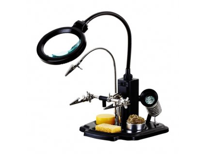 ZD-10Y třetí ruka s lupou a LED (držák DPS)