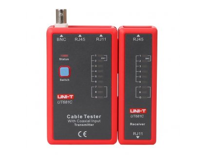 UNI-T UT681C tester vedení RJ45, RJ11, BNC