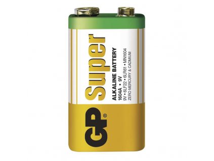 Alkalická baterie 9V (6LR61) GP Super