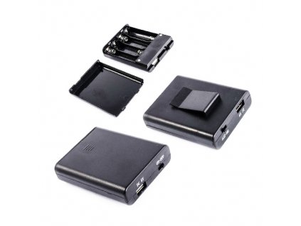 SBH341-3S/USB pouzdro na baterie 4xAA