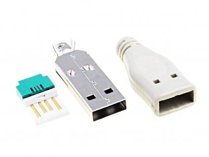 Konektor USB A PLUG IDC 2