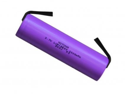 Li-Ion Motoma 18650 3,7V/2000mAh 3C s páskami