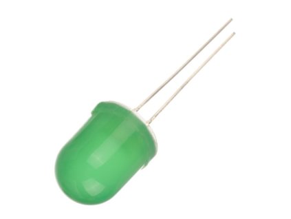 LED 10mm diffuzni zelena