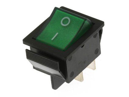 Kolébkový spínač DPST, ON-OFF, IRS-201-1C3D-G/B