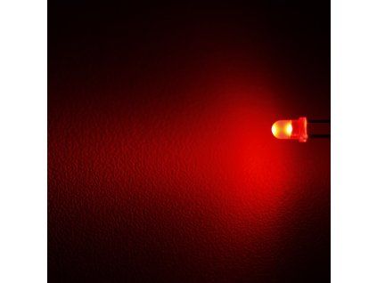 LED dioda 3mm červená, LiteOn LTL-4221NLC