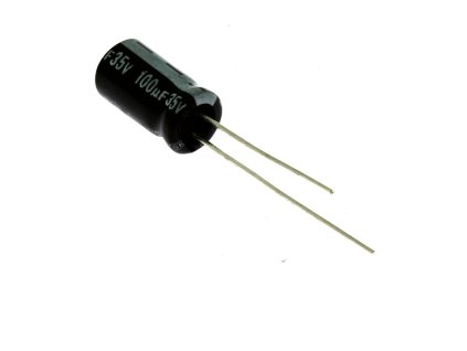 Elektrolytický kondenzátor 100uF/35V 6.3x11mm RM2.5 85°C