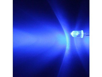 LED dioda 5mm modrá, Hebei 510LB7C