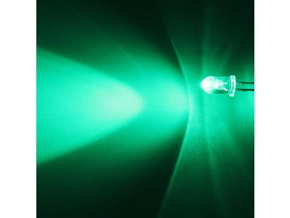 LED dioda 5mm zelená, Hebei 520PG0C