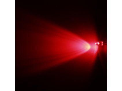 LED dioda 5mm červená, Hebei 560PR2C
