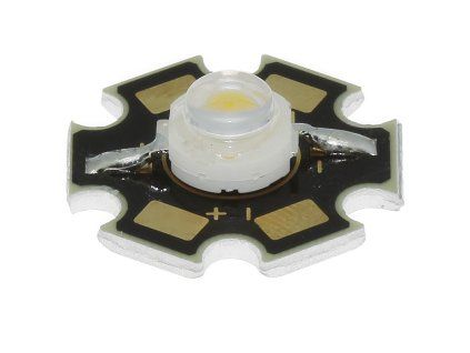 Hebei S12EB7C LED 1W STAR modrá Lambertian