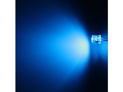 LED dioda 5mm modrá, Hebei 599PB6C