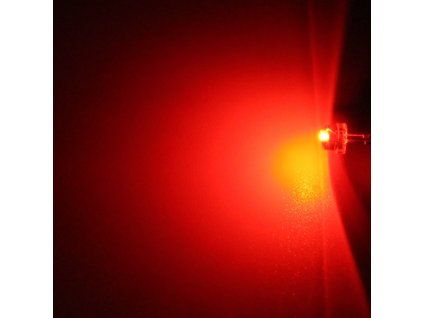LED dioda 4,8mm červená, Hebei 412MR2C