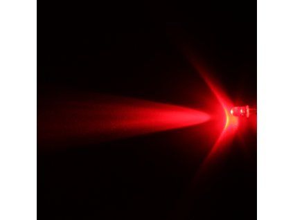 LED dioda 5mm červená, Hebei 510PR2C
