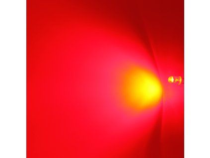LED dioda 5mm červená, Hebei 05W580ERC