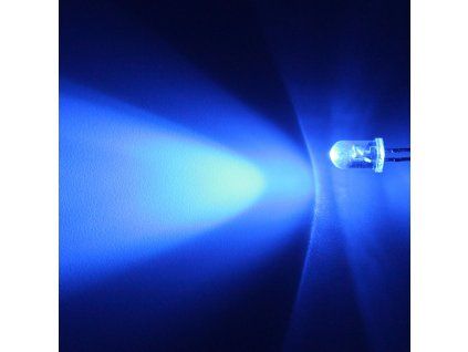 LED dioda 5mm modrá, Hebei 530LB5C