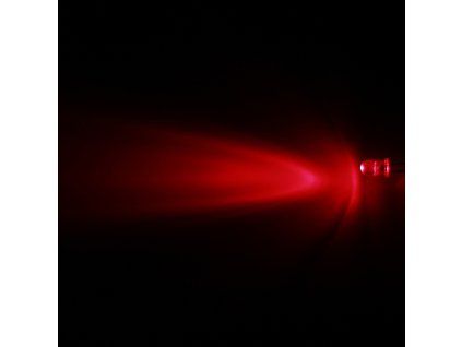 LED dioda 5mm červená, Hebei 530FR4C