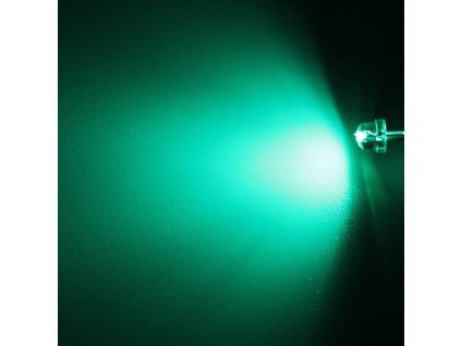 LED dioda 4,8mm modrozelená, Hebei 412PG0C